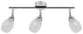 Lampa sufitowa RICO listwa ze szklanymi kloszami regulowana 3-punktowa LED do salonu