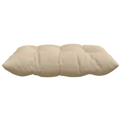 Poduszki na siedziska 4 pcs Kremowy 40 x 40 x 6 cm Mikrofibra