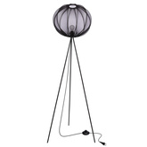 MELLOW lampa podłogowa czarny 1x40W E27 abażur 52 czarny kula 51-41944   