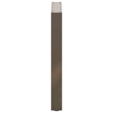 Nogi do stołu jadalnego w kształcie litery U 2 szt. Naturalna stal 70x(72-73) cm Stal