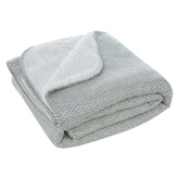 Koc Panda srebrny 150x200