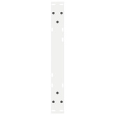 Nogi do stolika kawowego 2 szt. Białe 60x(30-31,3) cm Stal