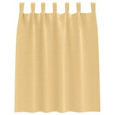 Firany blackout z kółkami 2 pcs Beżowy 140 x 140 cm Poliester