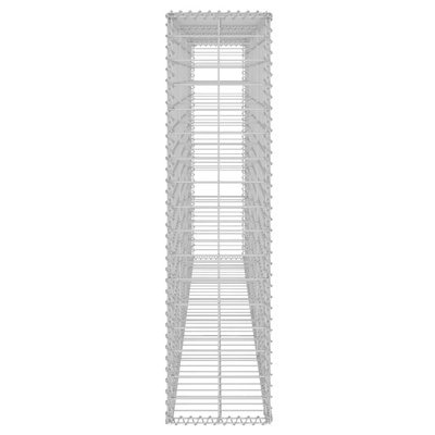 Ściana gabionowa z pokrywami, galwanizowana stal, 200x20x85 cm