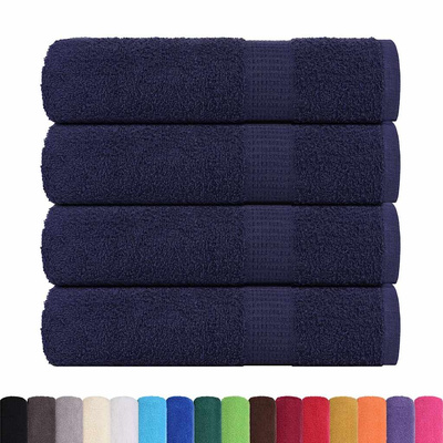 Ręczniki do rąk FROGN 4 szt. Granatowy 50x100 cm 360 g/m?