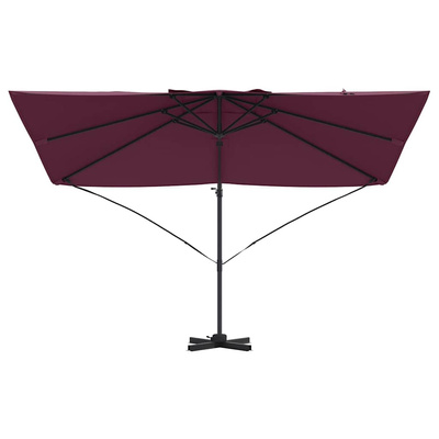 Parasol plażowy Bordeaux Czerwony 351 x 250 x 260 cm