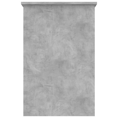 vidaXL Biurko, szarość betonu, 100x50x76 cm, materiał drewnopochodny