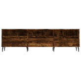 vidaXL Szafka pod TV, przydymiony dąb, 150x30x44,5 cm model standard