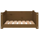 vidaXL Legowisko dla psa, miodowy brąz, 65,5x50,5x28 cm, sosnowe