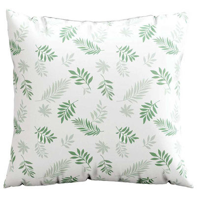 Poduszki rozrzucone Liść 4 pcs Wzór liścia 50 x 50 cm