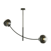Lampa sufitowa HUNTER 2 BLACK/STRIPE