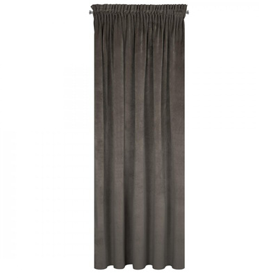 Zasłona Villa grafitowa 140x270