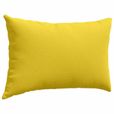 Poduszki na sofę 2 pcs Jasnożółty 60 x 40 cm tkanina