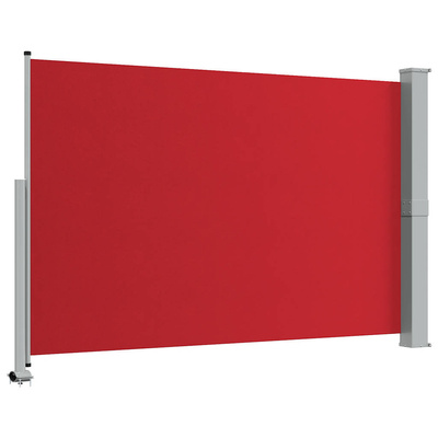 Wysuwana markiza boczna na taras, 160 x 300 cm, czerwona