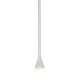 Lampa wisząca tuba Tucson biała metalowa GU10 pojedyncza