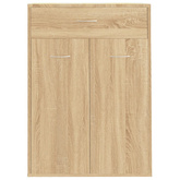 Szafka na buty, dąb sonoma, 60x35x84 cm