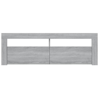 vidaXL Szafka pod TV z LED, szary dąb sonoma, 120x35x40 cm model standard