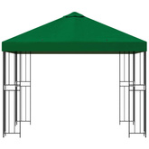 Altana 3 x 3 m zielony Poliester i Stal 190 gsm