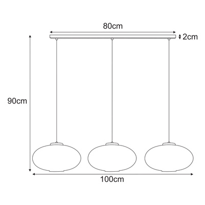 Lampa wisząca K-5678 z serii ARCO