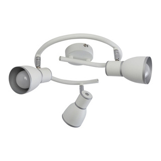 Lampa sufitowa biała/chrom spirala 3xE14 Fido 98-63380