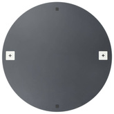 vidaXL Lustro ścienne bez ramy, okrągłe, 80 cm, szkło