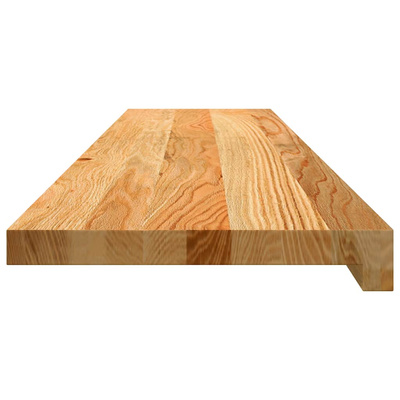 Stopnie schodowe, 4 szt. brązowe 110x25x2cm lite drewno dębowe