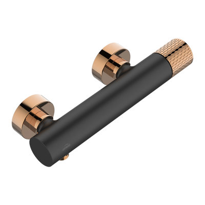BATERIA NATRYSKOWA MOONLIGHT INVENA TREND CZARNA / ROSE GOLD