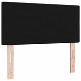 Zagłówek Czarny 100 cm Aksamit