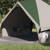 Namiot Teepee dla 8 osób 8-osobowy Zielony i Biały