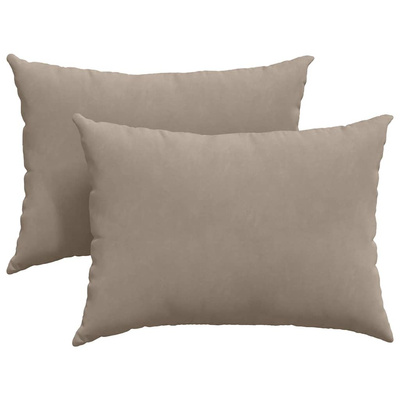 Poduszki na sofę 2 pcs Ciemnoszary 70 x 50 cm tkanina