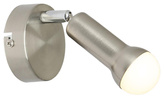 Lampa ścienna kinkiet 1X40W E14 Satyna Nikiel ARC 91-63281