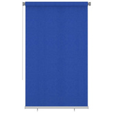vidaXL Roleta zewnętrzna, 140x230 cm, niebieska, HDPE
