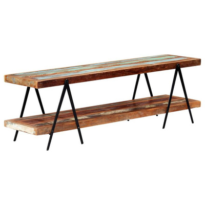 vidaXL Szafka pod TV, 160 x 40 x 50 cm, lite drewno z odzysku