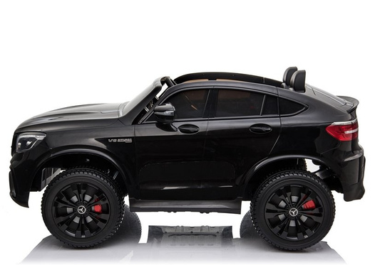 Auto na Akumulator Mercedes GLC 63S Dwuosobowy LED MP3 Czarny Lakierowany