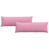 Poduszki na sofę 2 pcs Różowy 120 x 40 cm tkanina