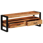 vidaXL Szafka pod TV, 120x35x45 cm, lite drewno sheesham