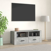 Szafka pod TV, szarość betonu, 100x35x40 cm vidaXL