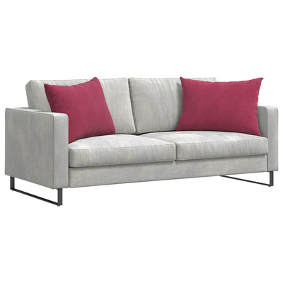 Poduszki na sofę 2 pcs Czerwone wino 70 x 50 cm