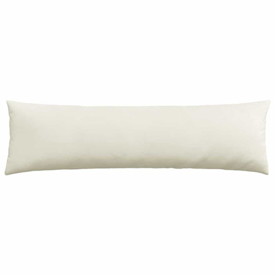 Poduszki na sofę 2 pcs Kremowy 145 x 40 cm Tkanina sztruksowa