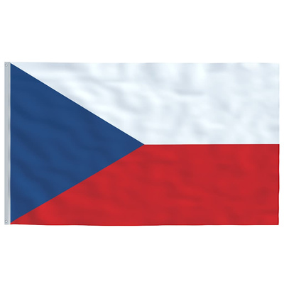 Flaga Czech z masztem, 5,5 m, aluminium