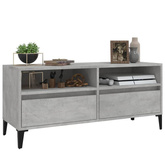 vidaXL Szafka pod TV, szarość betonu, 100x34,5x44,5 cm wariant 5