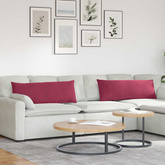 Poduszki na sofę 2 pcs Czerwone wino 120 x 40 cm