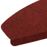 Samoprzylepne maty na schody 15 pcs czerwony 80 x 28 x 3,5 cm