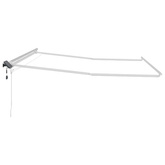 Rama markizy Ze LED Lights Biały 450 × 300 cm Aluminium