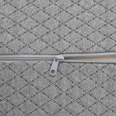 Poduszka na nogi Szary 52 x 20 x 11 cm Pianka z pamięcią