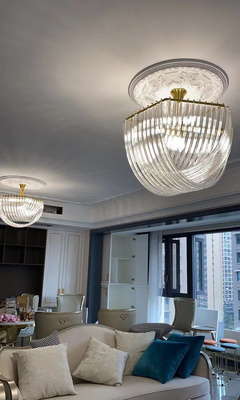 Lampa ' Murano Plaza Gold' - 80cm ADANI AD116