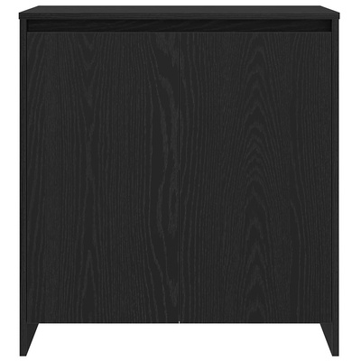 Komoda Czarny Dąb 70x41x75 cm Drewno klejone