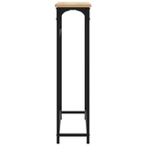 Stolik konsolowy, dąb sonoma, 75x19,5x75 cm