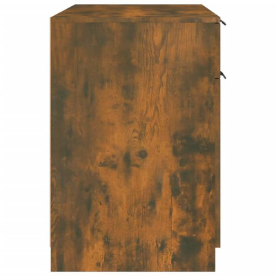 vidaXL Biurko, przydymiony dąb, 100x50x75 cm, materiał drewnopochodny