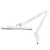 Lampa warsztatowa led Elegante 801-s z imadełkiem standard biała 123739